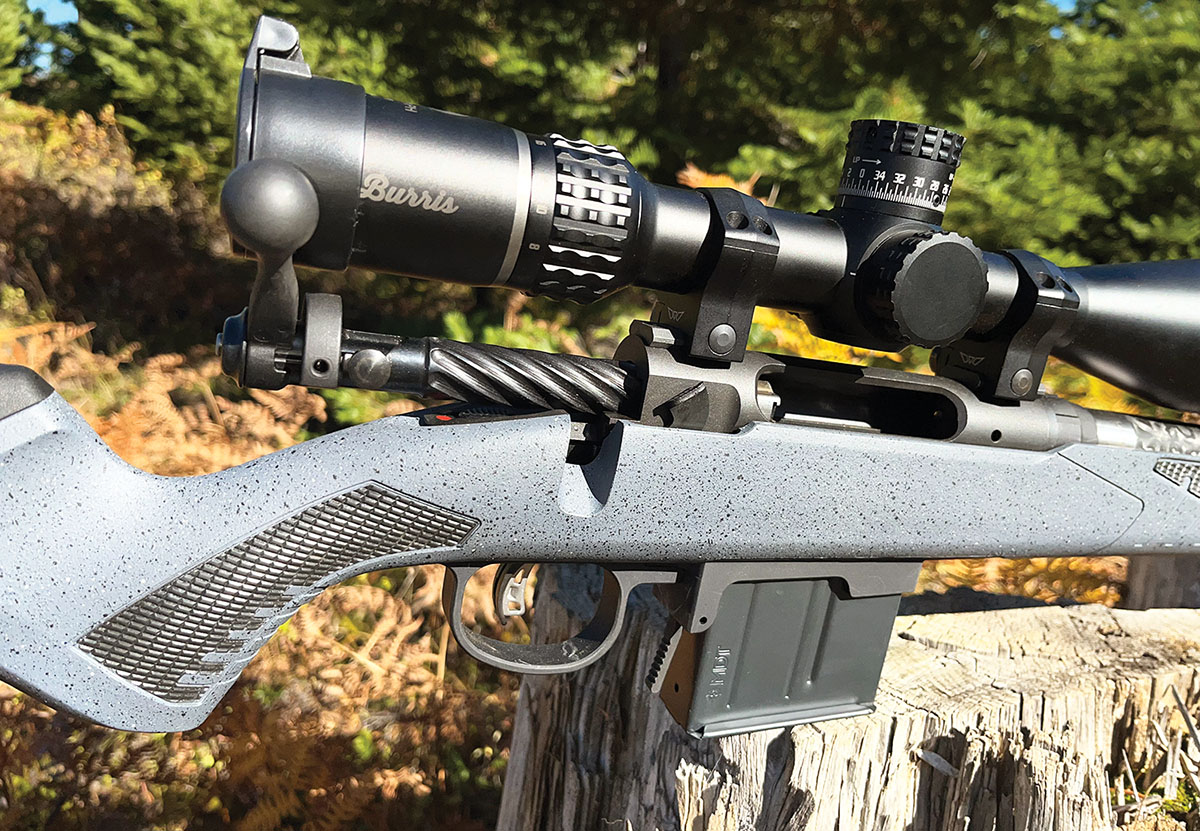 The rounded, closed-top Savage Model 110 action with side ejection port has long been noted for its rigid construction, just  one aspect that makes these rifles generally accurate.